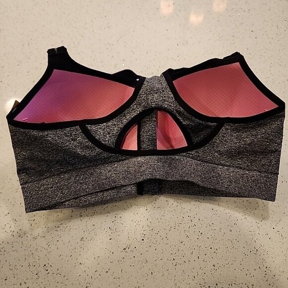 Victorias Secret Pink Active Sports Bra XL Gray Wireless Molded Cups NWT… - Picture 4 of 6